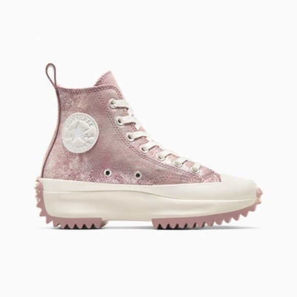 SUEDE CONVERSE 8.5 Run Star Hike Platform Suede Hightop Shoe - Picture 3 of 8